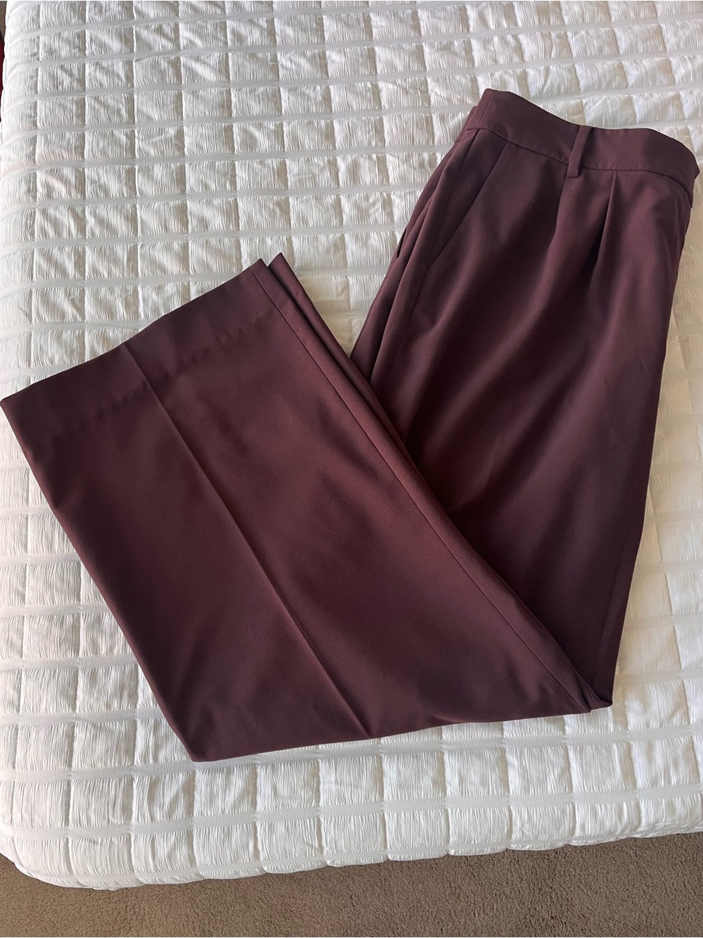 Donna Karan Women’s Dress Pants in Deep Plum
